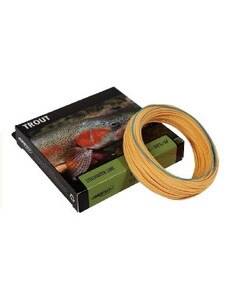 Airflo Ridge Delta Taper Floating Fly Line in Warm Grey and Peach